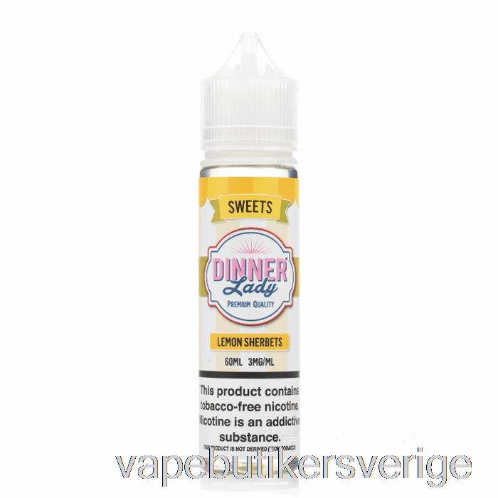 Vape Sverige Citron Sorbet - Vape Middag Dam E-vätska - 60ml 0mg